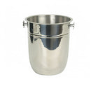 Thunder 8 qt, 10" x 9" x 10-1/8" Wine Bucket, Stainless Steel, Each