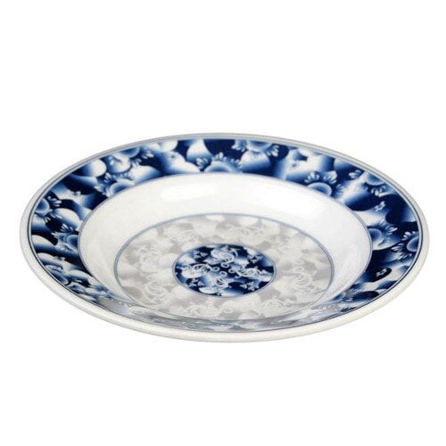 Thunder 7 Oz, 7-7/8" Diameter X 1" Height, Soup Plate, Blue Dragon, Melamine, Dozen