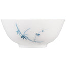 Thunder 56 Oz, 8" Diameter X 3-1/2" Height, Rice Bowl, Blue Bamboo, Melamine, Dozen
