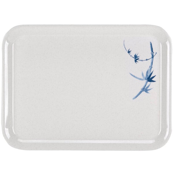 Thunder 17" X 12-5/8" X 1", Tray, Blue Bamboo, Melamine, Dozen