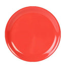 Thunder 7-1/4" Diameter X 5/8" Height, Narrow Rim Plate, Orange Color, Melamine, Dozen