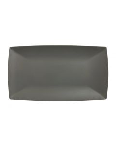 Thunder 9-1/2" X 5-1/4", 3/4" Deep, Rectangle Tray, Classic Stone Grey, Melamine, Dozen
