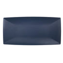 Thunder 16-1/8" X 8", 1-1/8" Deep, Rectangle Tray, Classic Stone Blue, Melamine, Dozen