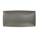 Thunder 16-1/8" X 8", 1-1/8" Deep, Rectangle Tray, Classic Stone Grey, Melamine, Dozen