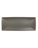 Thunder 20" X 8", 1-3/8" Deep, Rectangle Tray, Classic Stone Grey, Melamine, Dozen