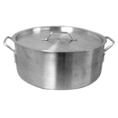 Thunder 35 Qt, Brazier Pot With Lid, Aluminum, Mirror-Finished, Each