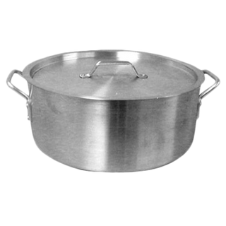 Thunder 35 Qt, Brazier Pot With Lid, Aluminum, Mirror-Finished, Each