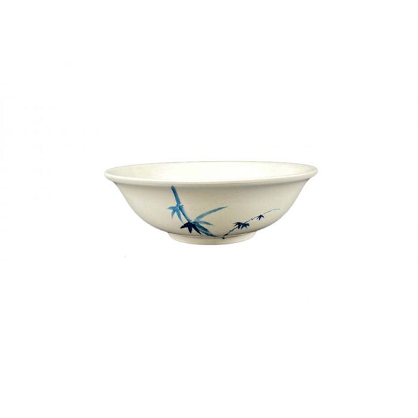 Thunder 70 Oz, 9-3/4" Diameter X 3-1/4" Height, Rimless Bowl, Blue Bamboo, Melamine, Dozen