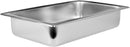Thunder 22" x 14" x 4-1/2" Dripless Water Pan, Stainless Steel, Each