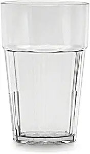 Thunder 20 Oz, 3-5/8" Diameter X 6" Height, Diamond Tumbler, Clear Color, Polycarbonate, Dozen