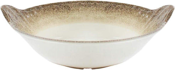 Thunder 4 qt/128 oz, 12-7/8" Diameter x 3-1/2" Deep, Bowl with 1-1/4" handles, Jazz Dinnerware, Melamine, Each
