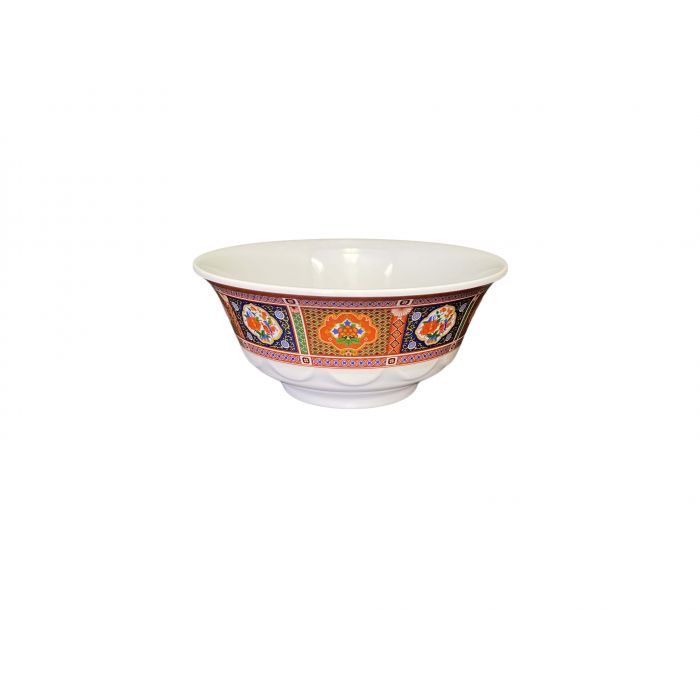 Thunder 25 Oz, 6-1/4" Diameter X 2-3/4" Height, Scalloped Bowl, Peacock, Melamine, Dozen