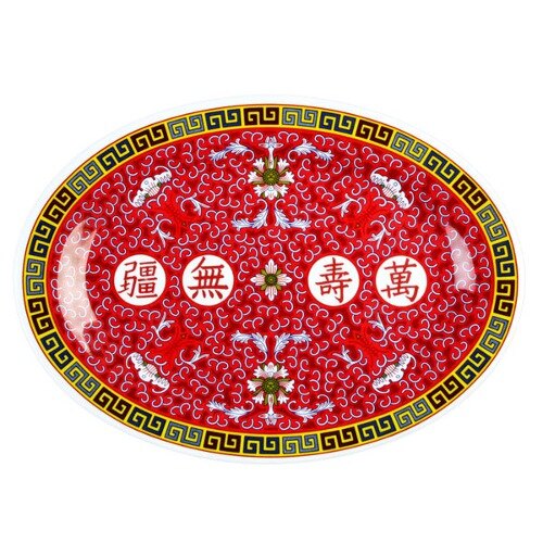 Thunder 12" X 8-5/8" X 7/8", Platter, Longevity, Melamine, Dozen