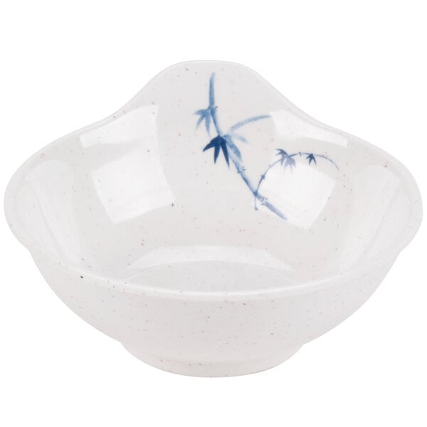Thunder 7 Oz, 4-1/2" Sauce Bowl, Blue Bamboo, Melamine, Dozen