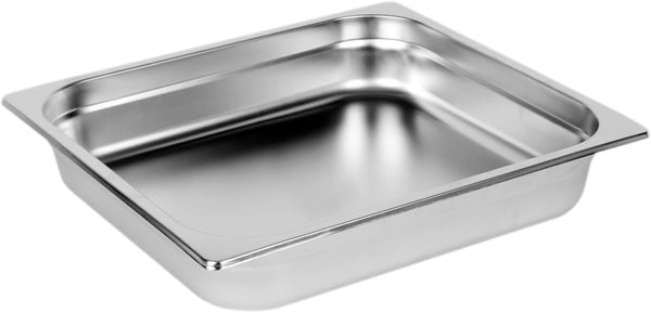 Thunder Solid Cover for Two-Thirds Size Steam Pans, Stainless Steel 18-8, 304 Material, True 24 Gauge, NSF, Each