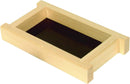 Thunder 8" x 4-1/2" Shoyu Sauce Holder, Wood, Each