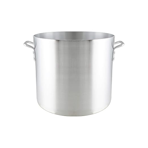 Thunder 24 Qt, Stock Pot, Aluminum, 6mm Wall Thickness, Each