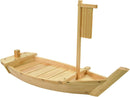 Thunder 30" x 9-1/2" x 16-3/8" Sushi Boat, Wood, Each