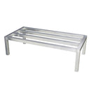 Thunder 20" x 48" x 8", Heavy-Duty Dunnage Rack, Aluminum Welded Square Tubes, Load Capacity up to 1,500 lbs., NSF, Each