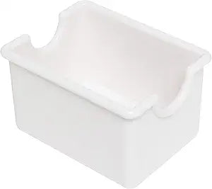 Thunder 3-1/2" X 2-1/2" X 2", Sugar Packet Holder, White Color, Acrylonitrile Butadiene Styrene, Dozen