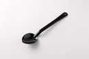 Thunder 13" X 2-7/8" X 1-5/8", Solid Serving Spoon, Black Color, Polycarbonate, One-Piece, Dozen