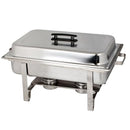 Thunder 8 Qt, 23-3/8" X 13-7/8" X 15-1/2", Full Size Welded Chafer, Stainless Steel, Each