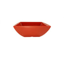 Thunder 40 Oz, 7-1/8" X 7-1/8", 2-3/4" Deep, Square Bowl, Classic Pure Red, Melamine, Dozen