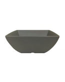 Thunder 40 Oz, 7-1/8" X 7-1/8", 2-3/4" Deep, Square Bowl, Classic Stone Grey, Melamine, Dozen