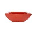 Thunder 60 Oz, 8" X 8", 3-1/4" Deep, Square Bowl, Classic Pure Red, Melamine, Dozen