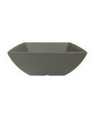 Thunder 60 Oz, 8" X 8", 3-1/4" Deep, Square Bowl, Classic Stone Grey, Melamine, Dozen