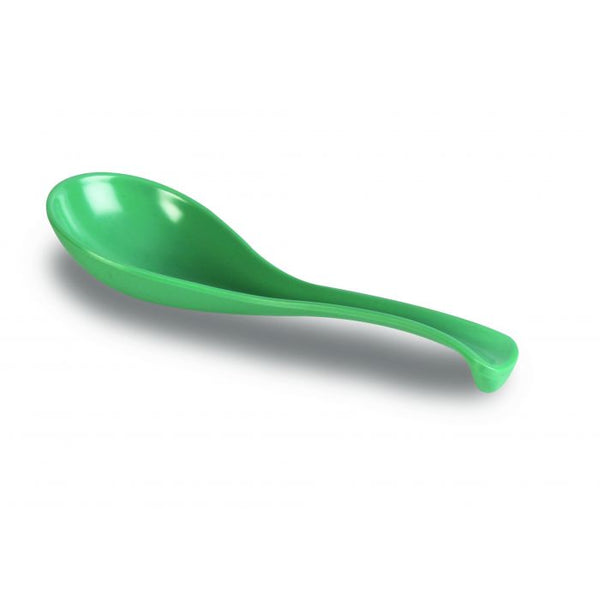 Thunder 1 Oz, 6-3/8" Spoon, Green Color, Melamine, Dozen
