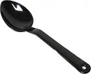 Thunder 11" X 2-7/8" X 1-3/4", Solid Serving Spoon, Black Color, Polycarbonate, One-Piece, Dozen