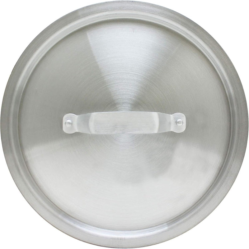 Thunder 7 qt, 11-1/2" Diameter x 3/8" Thickness, Sauce Pan Lid with 1" Height Lid Handle, Aluminum, 1.2mm Thickness, NSF, Each