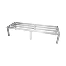 Thunder 20" x 60" x 8", Heavy-Duty Dunnage Rack, Aluminum Welded Square Tubes, Load Capacity up to 1,800 lbs., NSF, Each
