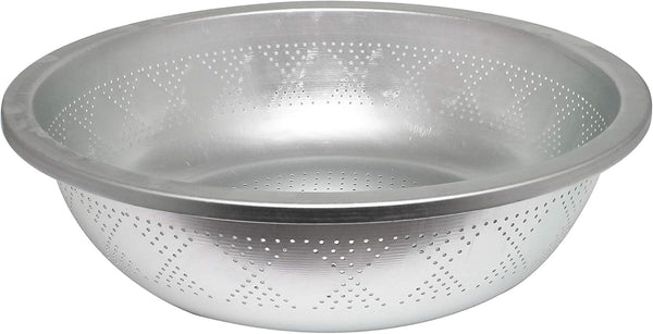 Thunder 10" x 3", Aluminum Colander with Tapered Edge, Each