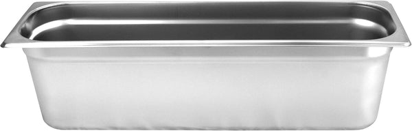 Thunder Half Size, 6" Deep, Anti-Jam, Heavy-Duty, Stainless Steel 18-8, 304 Material, True 25 Gauge, NSF, Each