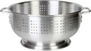 Thunder 12 Qt, 12-7/8" Diameter x 5-5/5" Height, Colander, Aluminum, Heavy-Duty, Each