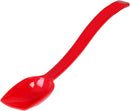Thunder 3/4 Oz, 10" X 1-3/4" X 1", Solid Buffet Spoon, Red Color, Polycarbonate, One-Piece, Dozen