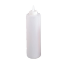 Thunder 24 Oz, 2-7/8" Diameter X 9-1/2" Height, Clear Color, Polyethylene Bottle With Polypropylene Cap, Dozen