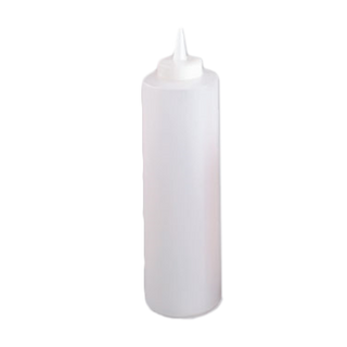 Thunder 24 Oz, 2-7/8" Diameter X 9-1/2" Height, Clear Color, Polyethylene Bottle With Polypropylene Cap, Dozen