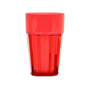 Thunder 24 Oz, 3-5/8" Diameter X 6-5/8" Height, Diamond Tumbler, Red Color, Polycarbonate, Dozen