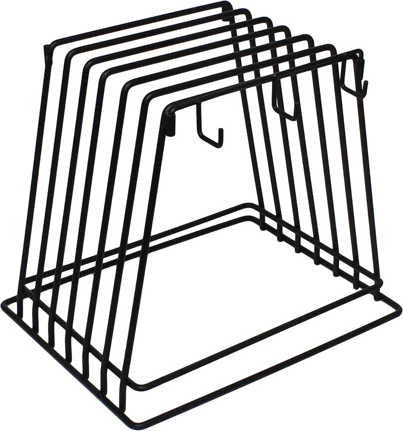 Thunder 12" x 9-1/4" x 10-1/4", Sturdy, Powder-Coated Cutting Board Rack, Each