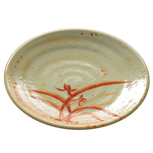 Thunder 10-1/2" Diameter X 1-3/8" Height, Round Plate, Gold Orchid, Melamine, Dozen