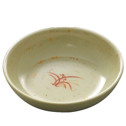 Thunder 9 Oz, 5-1/2" Diameter X 1-3/8" Height, Flat Base Bowl, Gold Orchid, Melamine, Dozen