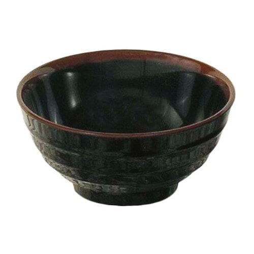 Thunder 11 Oz, 4-3/4" Diameter X 2-3/8" Height, Rice Bowl, Tenmoku, Melamine, Dozen