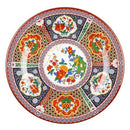 Thunder 10-3/8" Diameter X 7/8" Height, Round Plate, Peacock, Melamine, Dozen