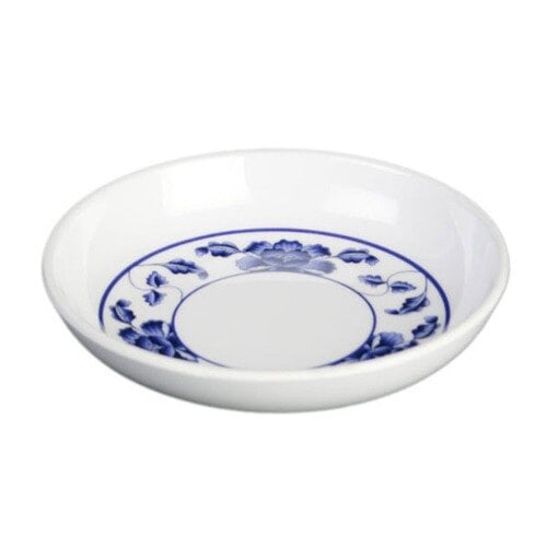 Thunder 3 Oz, 3-7/8" Diameter X 3/4" Height, Sauce Dish, Lotus, Melamine, Dozen