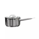 Thunder 3-1/2 qt, 8-3/8" Diameter x 4-3/8" Height, 8-7/8" Welded Hollow Handle, Sauce Pan with 7" Diameter x 1/2" Thickness Lid, Stainless Steel, Encapsulated Base, NSF, Each