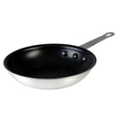 Thunder 8" Diameter x 1-3/4" Height, 6-1/4" Length 7/8" Width Plated Iron Riveted Handle, Non-Stick Fry Pan, Aluminum, 3.2mm Thickness, with Regular 2 Layer Xylan Non-Stick Coating, Mirror-Finish, NSF, Each