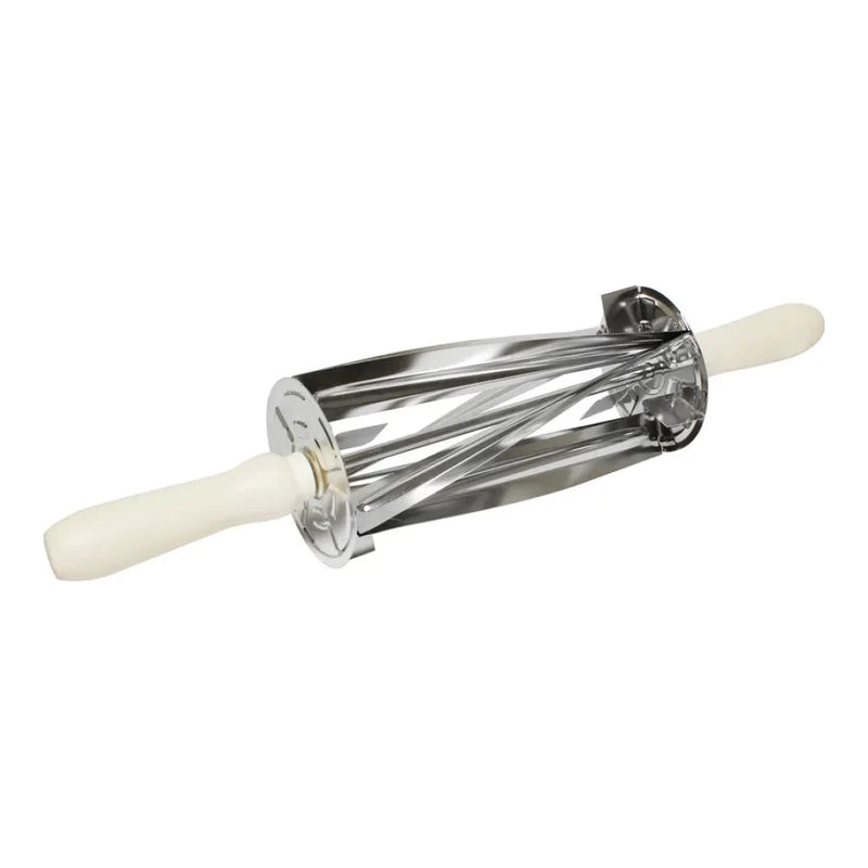 Thunder 8-1/4" x 3-3/4" x 3-3/4" Croissant Dough Cutter, Stainless Steel with Plastic Handle, Dishwasher Safe, Each
